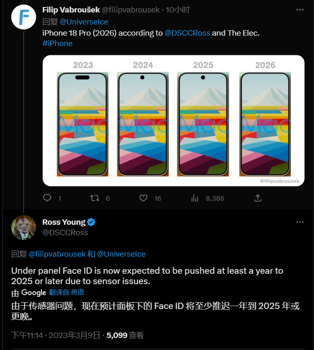 阿瓦提苹果手机维修分享:屏下Face ID有什么优势？iPhone何时会有屏下Face ID？ 