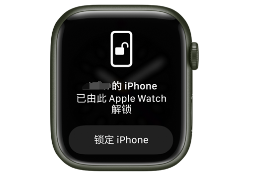 阿瓦提苹果手机维修分享用 AppleWatch 解锁配备面容 ID 的 iPhone方法 